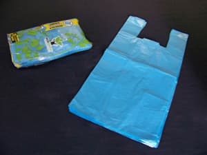 BOLSA CAMISETA GRANDE DE ALTA DENSIDAD (AZUL)