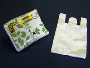 BOLSA CAMISETA MINI DE ALTA DENSIDAD (BLANCA)